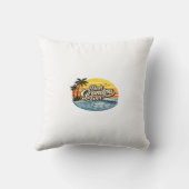 Best Grandpa Ever Retro Sunset Design クッション (裏面)