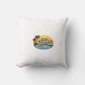 Best Grandpa Ever Retro Sunset Design クッション (正面)