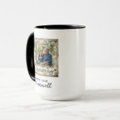 Best Grandpa Ever Sentimental Photo & Name マグカップ (正面左)