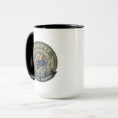 Best Grandpa Fishing Buddy Photo Badge Keepsake マグカップ (正面左)