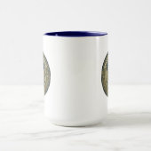 Best Grandpa Fishing Buddy Photo Badge Keepsake マグカップ (中央)