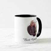 Best Grandparents Custom Photo Name Mug マグカップ (正面右)