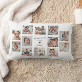 Best Grandparents Ever 12 Family Photo Collage ランバークッション (ブランケット)