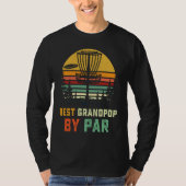 Best Grandpop Disc Golf  Grandpa Frisbees Disk Gol Tシャツ (正面)