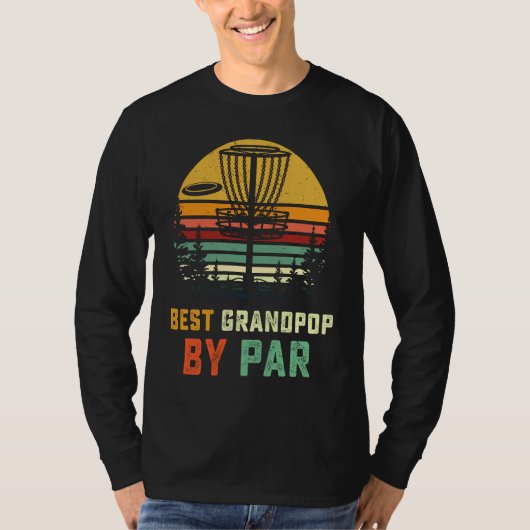 Best Grandpop Disc Golf  Grandpa Frisbees Disk Gol Tシャツ (正面)