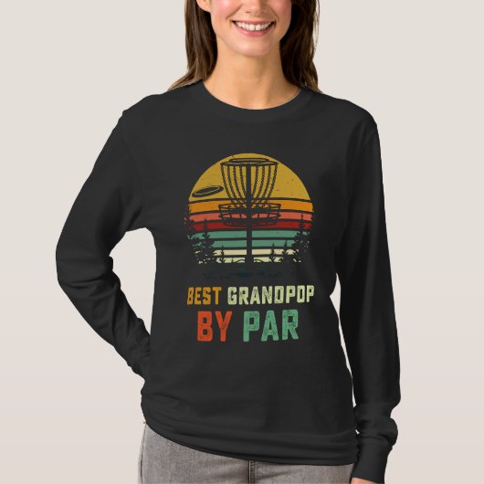Best Grandpop Disc Golf  Grandpa Frisbees Disk Gol Tシャツ (正面)