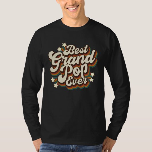 Best Grandpop Ever Tシャツ (正面)