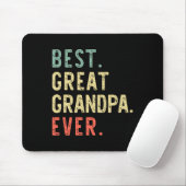 Best Great Grandpa Ever Funny Retro Vintage  マウスパッド (マウス)