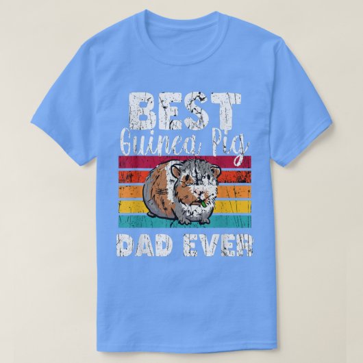 Best Guinea Pig Dad Ever30 Tシャツ (デザイン正面)
