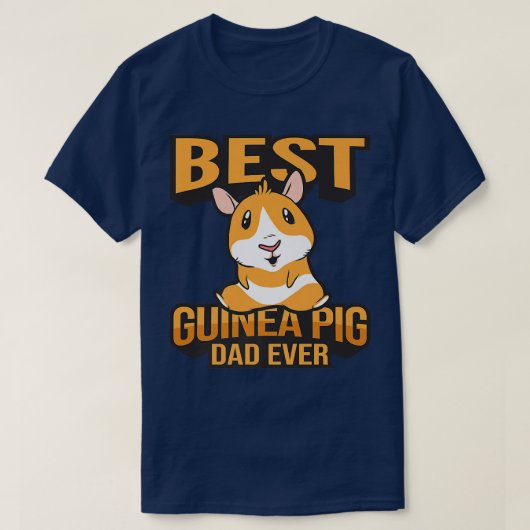 Best Guinea Pig Dad Premium  Tシャツ (デザイン正面)
