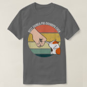 Best Guinea Pig Grandpa Ever Furry Potato Domestic Tシャツ (デザイン正面)