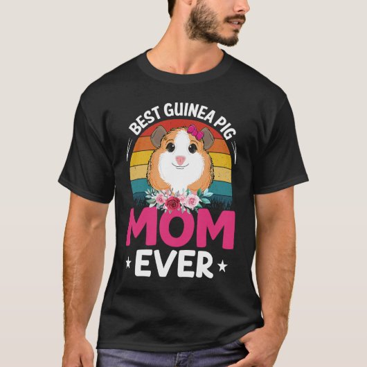 Best Guinea Pig Mom Tシャツ (正面)