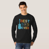 Best Guitar Dad Ever Chords Best Dad Guitar  Guita Tシャツ (正面フル)