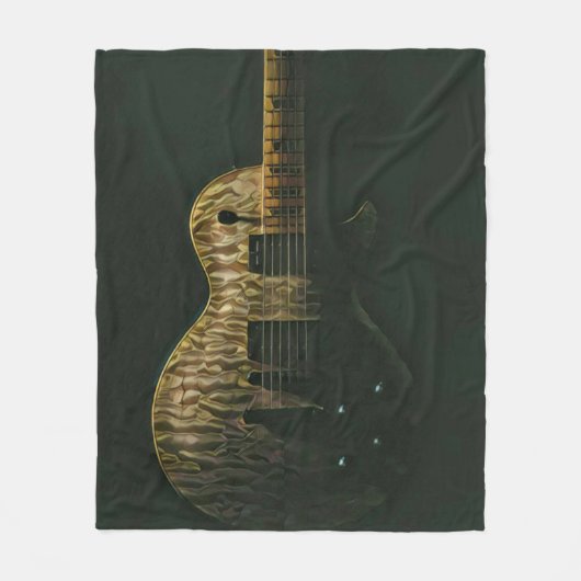 Best guitarist ever フリースブランケット (正面)