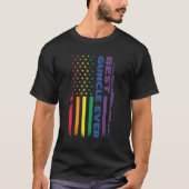 best guncle ever gay pride LGBT Tシャツ (正面)