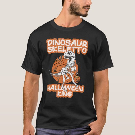 Best Halloween Costume Dino Skeletto the Halloween Tシャツ (正面)