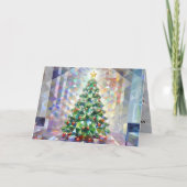 Best Holiday Season Sparkly Christmas Tree Xmas シーズンカード (正面)