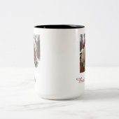 Best Horse Personalized Name Photo Mug ツートーンマグカップ (中央)