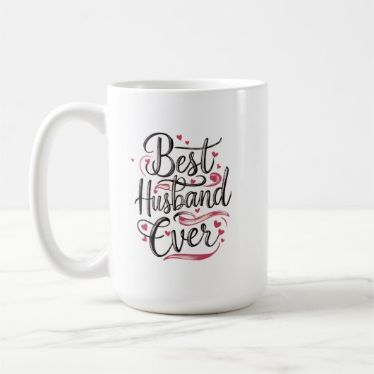Best Husband Ever コーヒーマグカップ (左)