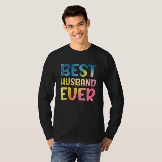 Best Husband Ever Father's Day Husband Tシャツ (正面フル)