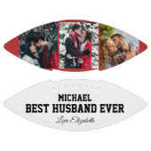 Best Husband Ever Sports Valentines Day Player Fan アメリカンフットボール (パネル)