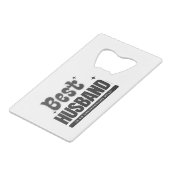 BEST HUSBAND in an Unsupporting Role- クレジットカード栓抜き (正面アングル)