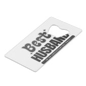 BEST HUSBAND in an Unsupporting Role- クレジットカード栓抜き (裏面アングル)