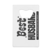 BEST HUSBAND in an Unsupporting Role- クレジットカード栓抜き (裏面)