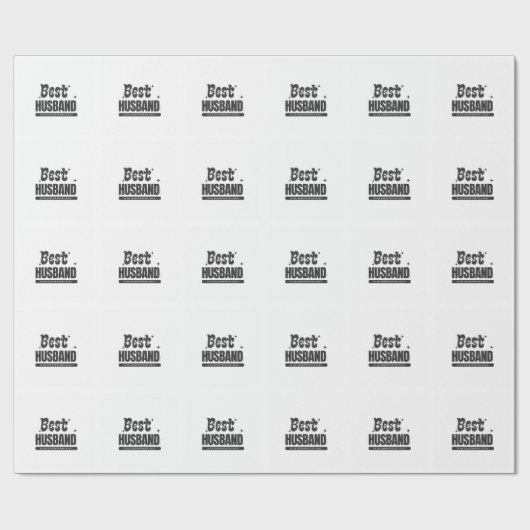 BEST HUSBAND in an Unsupporting Role- ラッピングペーパー (フラット)