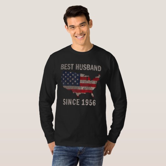 Best Husband Since 1956 Tシャツ (正面フル)