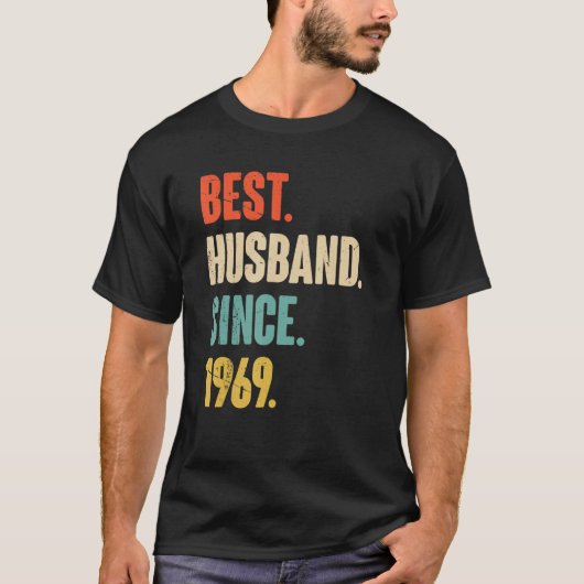Best Husband Since 1969   53 Wedding Anniversary F Tシャツ (正面)