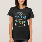 Best Husband Since December 1992 Wedding Marry Hus Tシャツ (正面)