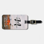 Best Initial Name | Waterproof Travel Monogram ラゲッジタグ (正面横)