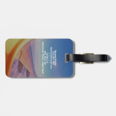 Best Initial Name | Waterproof Travel Monogram ラゲッジタグ (裏面横)