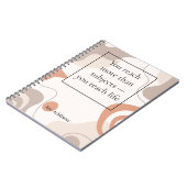 Best Inspirational teacher gift ノートブック (左側)