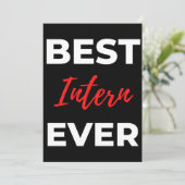 Best Intern Ever サンキューカード (スタンド正面)