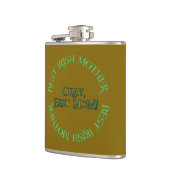 Best Irish Mother brown wrapped flask フラスク (左)