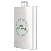 Best Irish Mother classic stainless steel flask フラスク (左)