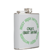 Best Irish Mother gray wrapped flask フラスク (右)