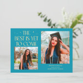 Best Is Yet To Come Aqua Blue Grad Photo 案内状 (スタンド正面)
