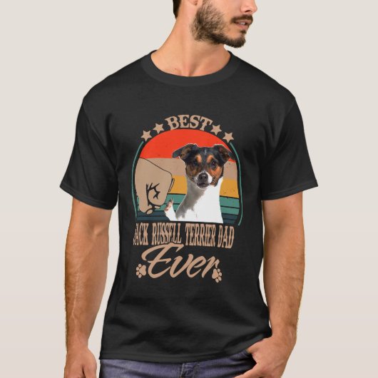 Best Jack Russell Terrier Dad Ever        Tシャツ (正面)