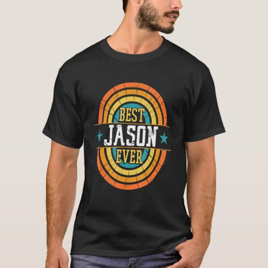 Best Jason Ever Funny Jason Name Tシャツ (正面)