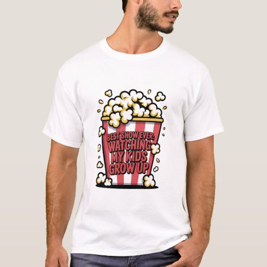 Best Job Ever Watching My Kids  Grow Up Funny Pare Tシャツ (正面)