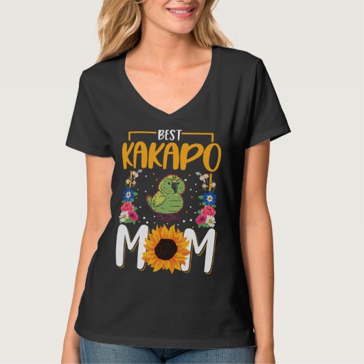 Best Kakapo Mom Ever Night Parrot Kakapo Tシャツ (正面)