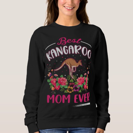Best Kangaroo Mom Ever Australia Kangaroo 1 スウェットシャツ (正面)