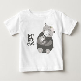 Best kid ever ベビーTシャツ