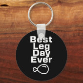 Best Leg Day Ever Thanksgiving Funny  キーホルダー (正面)