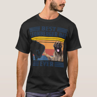 Best Leonberger Dad Ever Vintage Father Day Chris Tシャツ