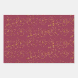 Best life ever Customize  ラッピングペーパーシート