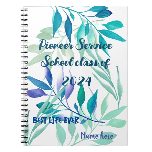 Best Life Ever - Pioneer School add name ノートブック (正面)